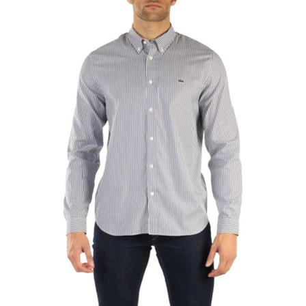 Lacoste Casual Shirts Blå, Herre Skjorter