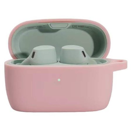 Jabra Elite 4 silikone cover med spænde - Lyserød