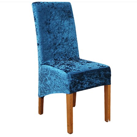 2 stretch stoltrekk fløyel stoltrekk turkis velur stoltrekk / gyngestol stoltrekk 35*44*42cm