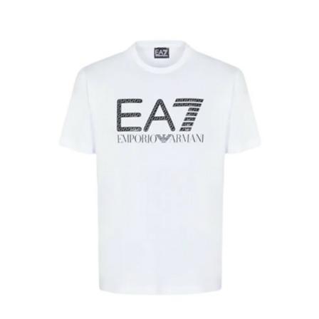 Emporio Armani Ea7, Camiseta 3lpt 54 Pj 02Z 1100 Biały, Mężczyzna, Rozmiar: M