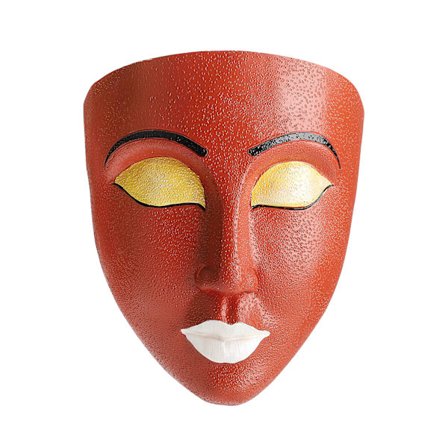 Hartsikasvoinen pää seinälle asennettava kukkaruukku sisä- ja ulkokäyttöön, puutarhan seinäkoriste