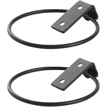 2 stk Ring Blomsterpotte Stativ Veggmontert Metall Plante Henger