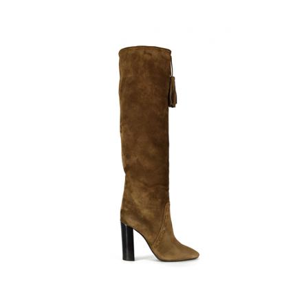 Saint Laurent, Meurice Boots Brązowy, Kobieta, Rozmiar: 40 EU