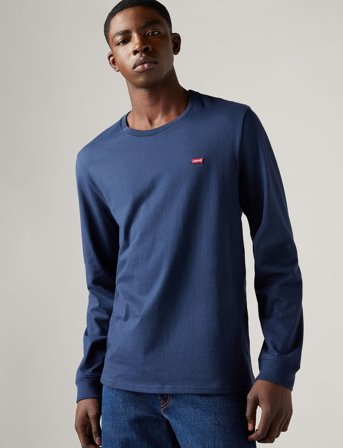 Levi's Ls Original Hm Tee Navy Blazer - Navy - XXL