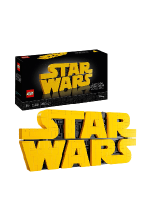 LEGO Star Wars Brick-Built Wars Logo Skylt 75407 Byggsatser Unisex ONESIZE