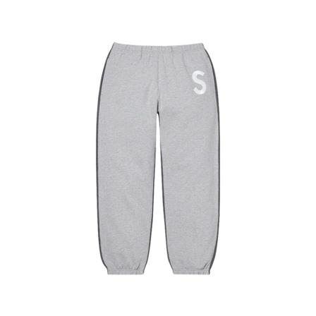 Supreme, Cropped Trousers Grijs, Heren, Maat:M