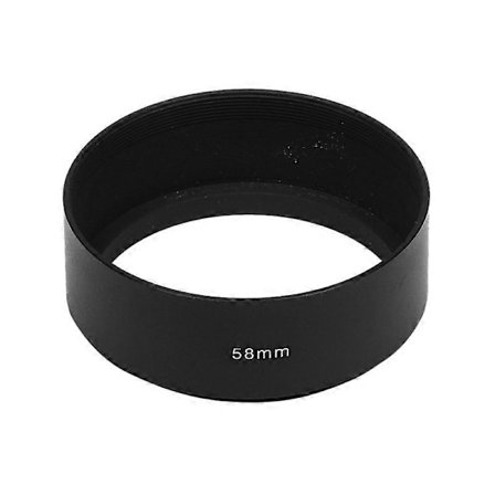 58mm Telefotodeksel Skru-inn Tele Metall Linse Kompatibel DSLR Canon Nikon Sony Olympus