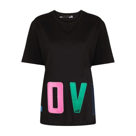 Love Moschino, podkoszulek Czarny, Kobieta, Rozmiar: M