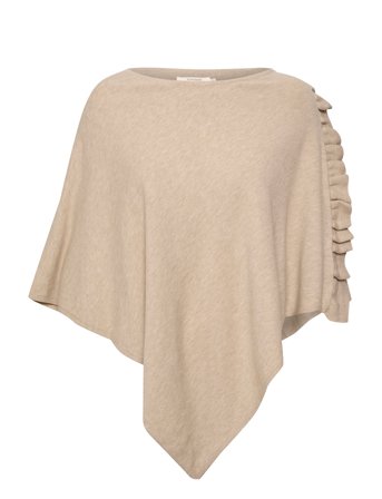 Odettecr Poncho Beige Cream