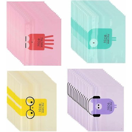 60-pack bilens soptunnor, enkla att fästa, engångsbruk, spårlösa, starka självhäftande remsor, bärbara hängande soptunnor för bil, hem, kök, kontor