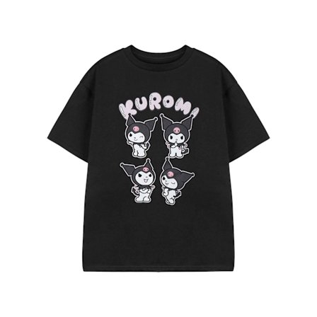 Hello Kitty Flickor Kuromi Hjärta Kortärmad T-shirt 7-8 År