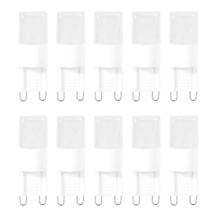 10 x G9 1 W LED-kirkaslamppu, lämmin valkoinen, 3500 K