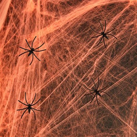 Halloween Hämähäkinseitti Oranssi 200g