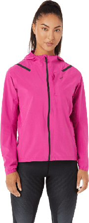 Asics Women's Accelerate Waterproof 2.0 Jacket Women unlined workout jackets Pink L