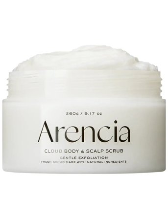 Arencia Fresh Cloud Body & Scalp Scrub White Tea & Neroli - Nude - 260 G