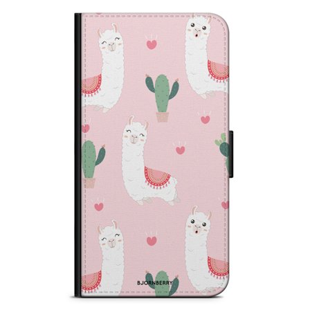 Bjornberry Plånboksfodral iPhone 12 - Lama Mönster