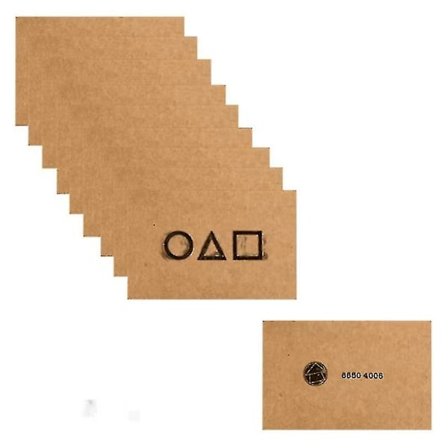 Squid Game Invitation Card