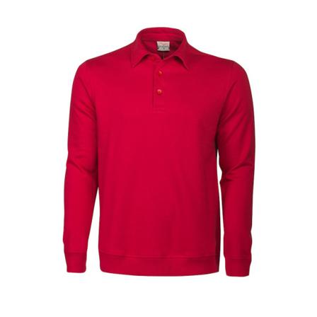 Printer Unisex Vuxen Homerun Långärmad Pikétröja 3xl Röd