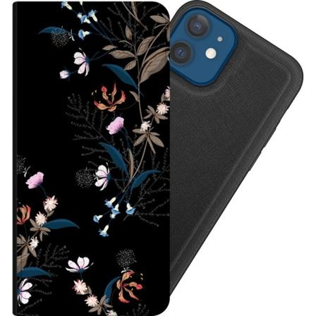 Apple iPhone 12 Tegnebogsetui Blomster