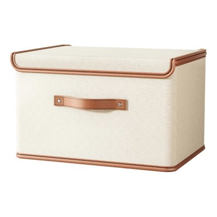 Förvaringslåda med lock Behållare Organisation Förvaringsbox med lock Tyg Förvaringskorg Förvaringsorganisatör för att Organisera Garage