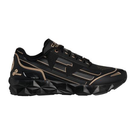 Emporio Armani Ea7, men& shoes trainers sneakers C2 Ultimate Zwart, Heren, Maat:46 EU,print