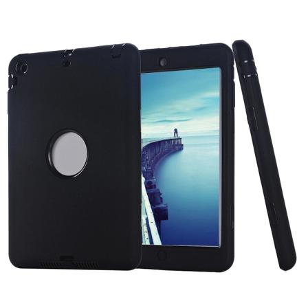 Stødsikker militær heavy duty gummi cover med stativ til Apple iPad 2 3 4