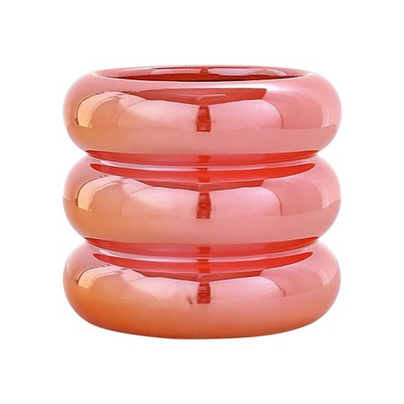 Keramisk kruka - Söt unik blomkruka med dräneringshål, för hem- och kontorsinredning