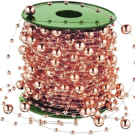 Gardinkuler 197 fot rosa perlekjede perlekjede plastgirlander bryllup