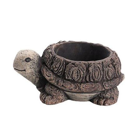 Saftig Blomsterpotte Mini Resin Plantepotte Resin Sukkulent Potte til Kontor Skrivebord Bord Ornament Skildpadde