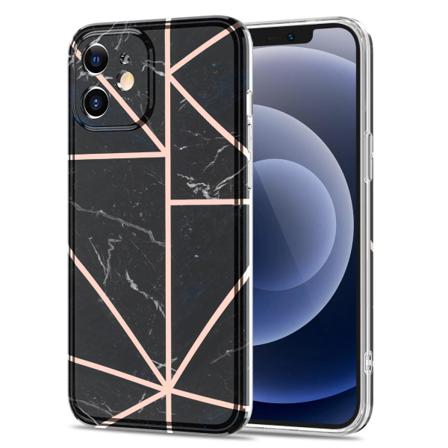 Boom - Grid Skal Till Iphone 11 - Svart Marmor Svart