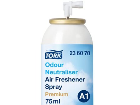 TORK Luktförbättrare A1 Neutral Spray 75ml - Lyreco - Städ och hygien - Luktförbättrare - Doftdispenser och refill
