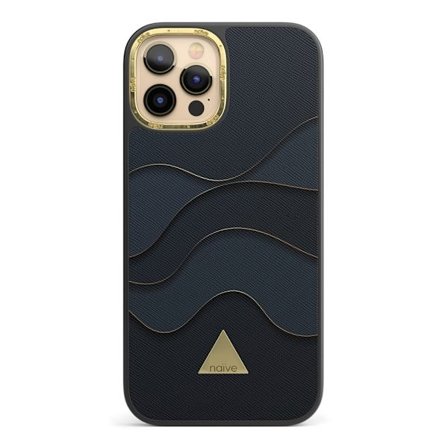 Naive iPhone 12 Pro Skal - Golden Waves