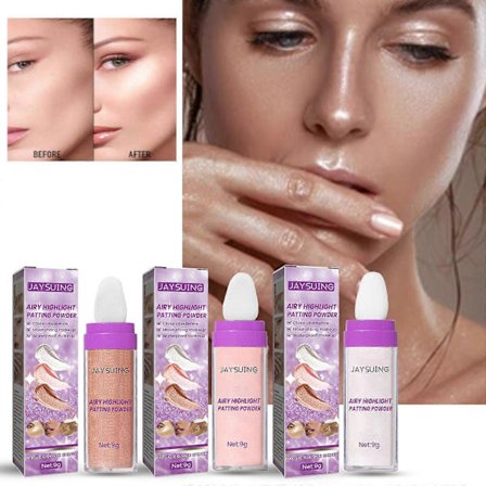 Jaysuing Highlight Puder Rosa Fairy Puder Rosa Hela Kroppen Uppljusande Naturlig Tredimensionell Highlight Elf Rosa Flash Puder Vit