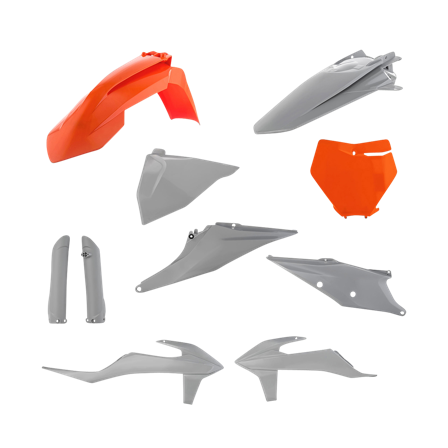 Kit Plastiche Completo Acerbis Arancio-Grigio - KTM 300 XC 2019-2019