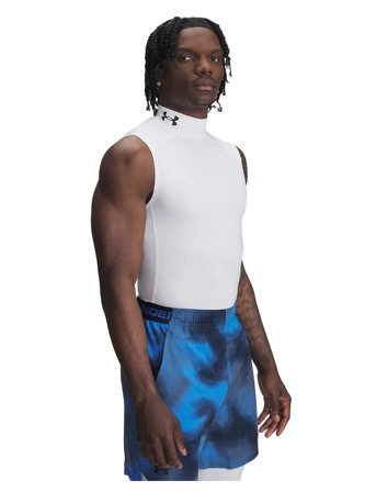 Under Armour Ua Hg Armour Comp Mock Sl - White - L