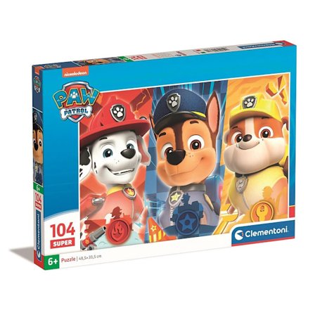 Paw Patrol Pussel med 104 Bit,