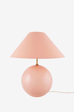 Globen Lighting - Bordlampe Iris 35 Butter yellow - Rosa - Bordlamper - Fra Homeroom