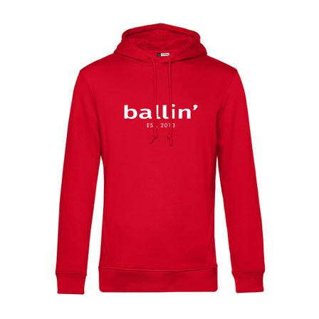 Ballin Est. Basic Hoodie , Rood , Heren , Maat: XS