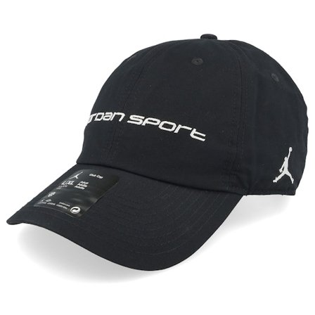 Jordan - Schwarz unconstructed Cap - Club Cap Us Black/White Dad Cap / Unconstructed @ Hatstore