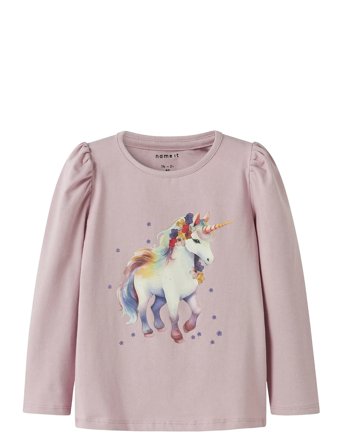 Nmfkrulle Ls Top Box Pink Name It