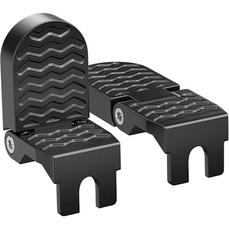 Todelt - Sykkelpedaler - U-formede pedaler - 10 mm U-formede spor - Svart