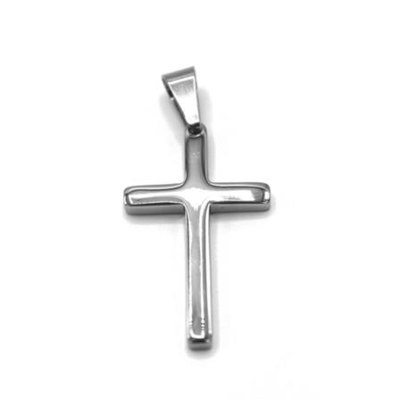 Sølvfarvet kors Silver