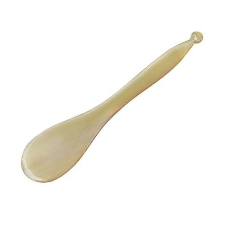 Massageværktøjer Ansigt Naturlig Yak Horn Øjenstav Til Massageterapi Ellipse Stil 1 stk