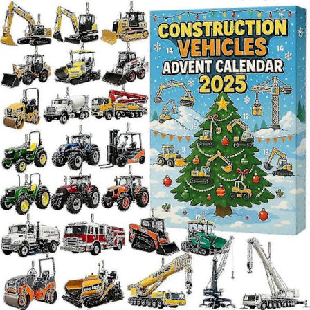 Adventskalender for anleggskjøretøy 2025