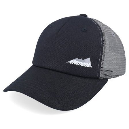 Element - Sort trucker Kasket - Mount Mesh Cap Off Black A-Frame Trucker @ Hatstore