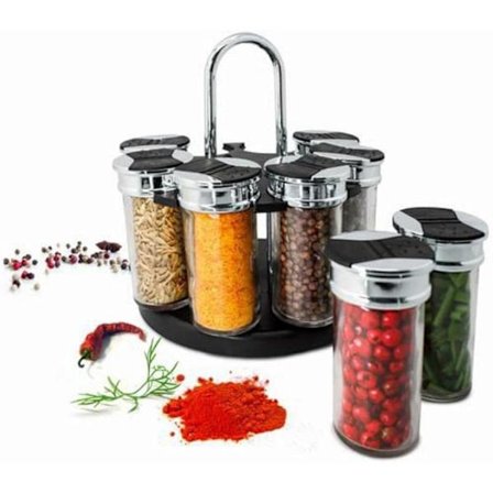 kryddkarusell 8 krukor