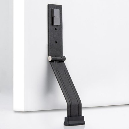 1 st Kickdown dörrstopp för botten av dörren, Heavy Duty metalldörrstopp med gummitipp, golvdörröppnare stopp, håll öppen vikdörrstopp, Sin