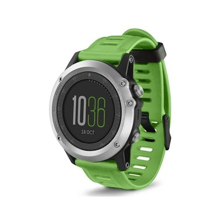 Rannekoru Garmin Fenix 3 HR/6X GPS/5X Sapphire/Descent MK1 -kelloon, tummanvihreä