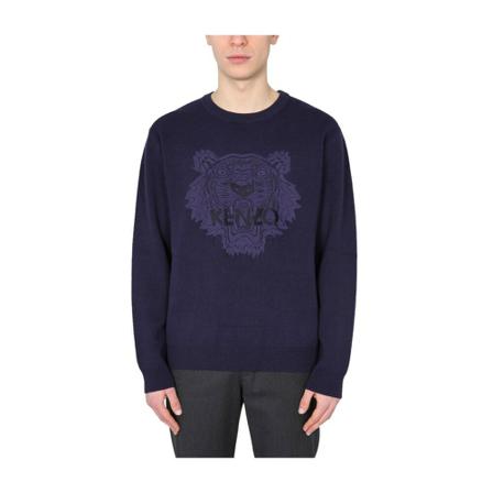 Kenzo, Sweater Blauw, Heren, Maat:S,Katoen