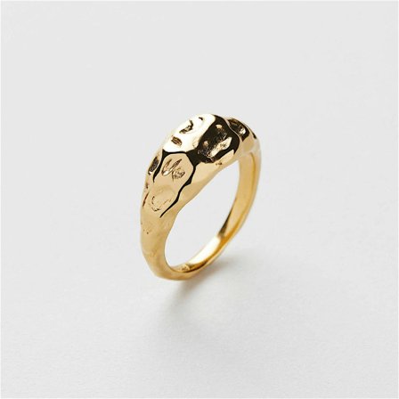 Hammered Pinky Finger Ring
